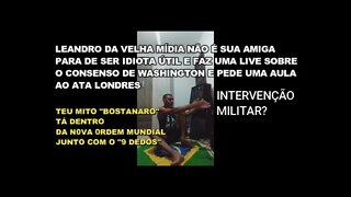 Leandro da VELHA MIDIA... PARTE 1-Fale o que CONSENSO DE WASHINGTON/ATA LONDRES ensina/SUSP também