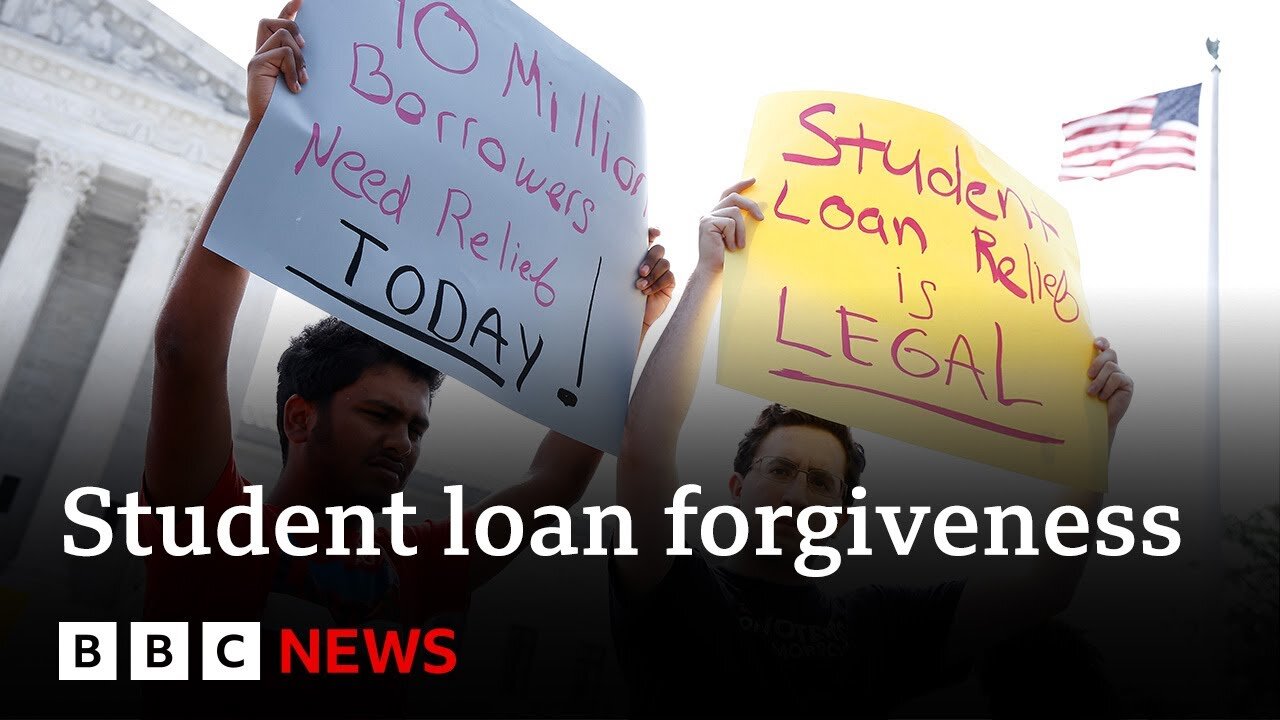 US Supreme Court strikes down President Biden student loan forgiveness plan - BBC News