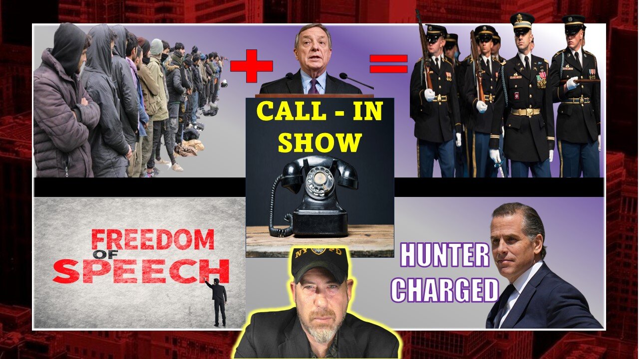 The Following Program: Call-In Show- Topics: Illegals in Military; Free Speech; Hunter Charges