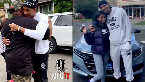 Dejounte Murray Surprises Father & Sister With New Cars! 🚘