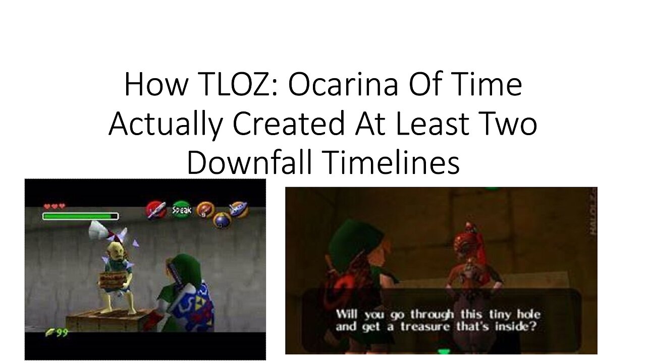 How Ocarina Of Time Creates 2 Downfall Timelines