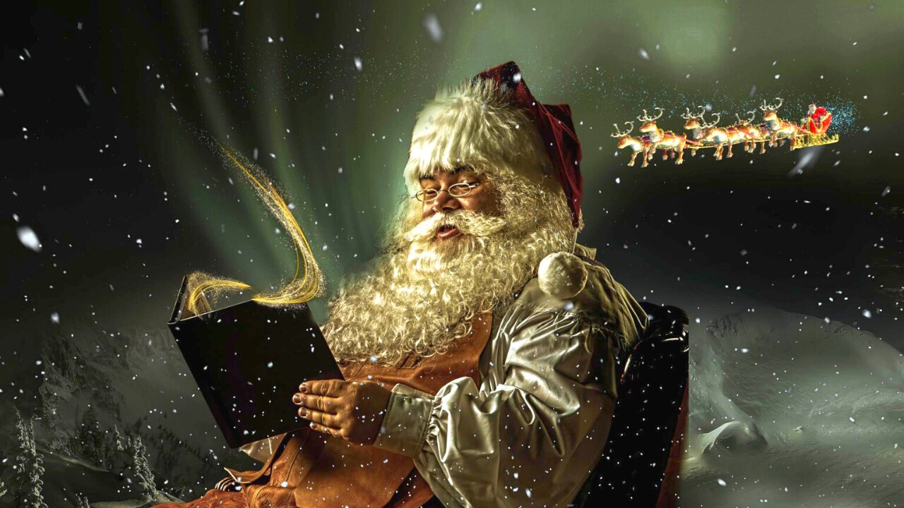 Christmas - Santa - Snow - Reindeers - Relaxing Music with Piano, Harp & Orchestra