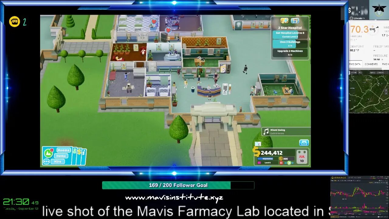 Gamenite: Playing Two Point Hospital