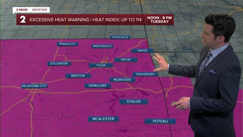 Excessive Heat Warning Tuesday