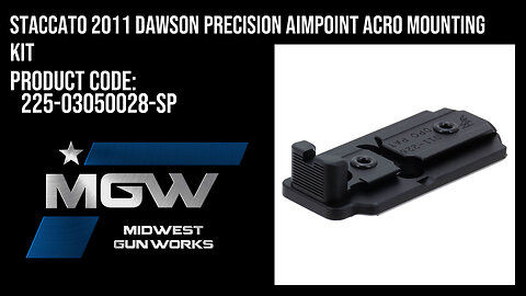 Staccato 2011 Dawson Precision Aimpoint ACRO Mounting Kit - 225-03050028-SP