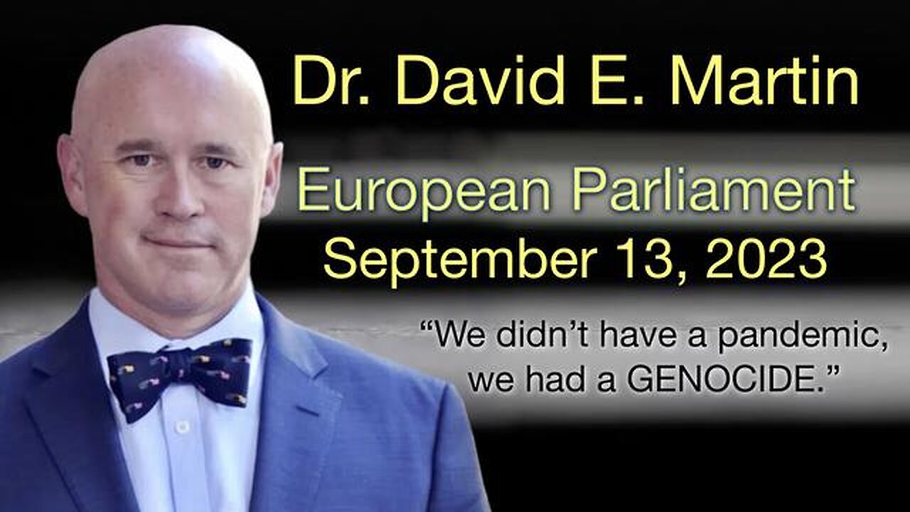 Dr. David E. Martin Exposes the Genocidal Crimes and Global Terrorism by the WHO, BigPharma, Media,