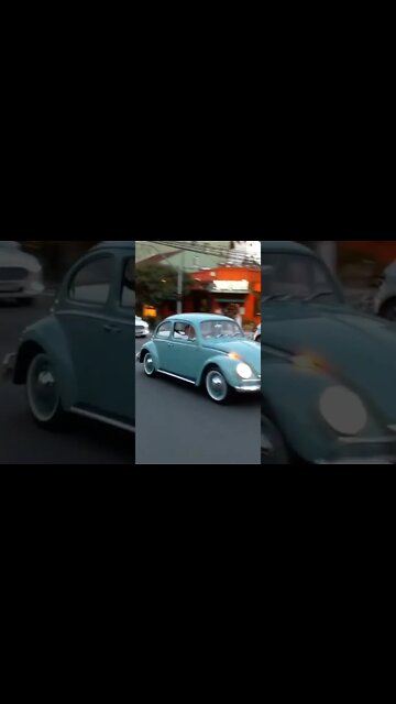 Volkswagen Fusca Azul