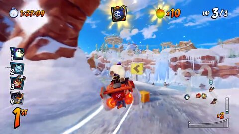 Crash Team Racing: Nitro Fueled - Online race vs. Kerii and Entwined Dragons including CPU - PlayStation 4 Gameplay 😎Benjamillion