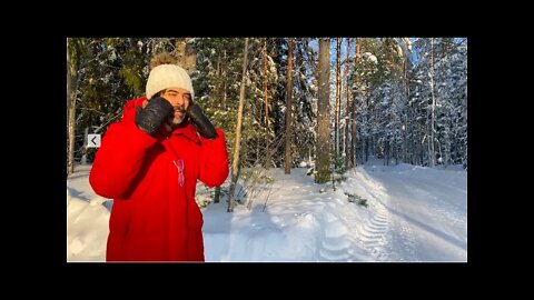 A diferença entre -4° e -14° (Um minuto de Sol, Céu e Neve)