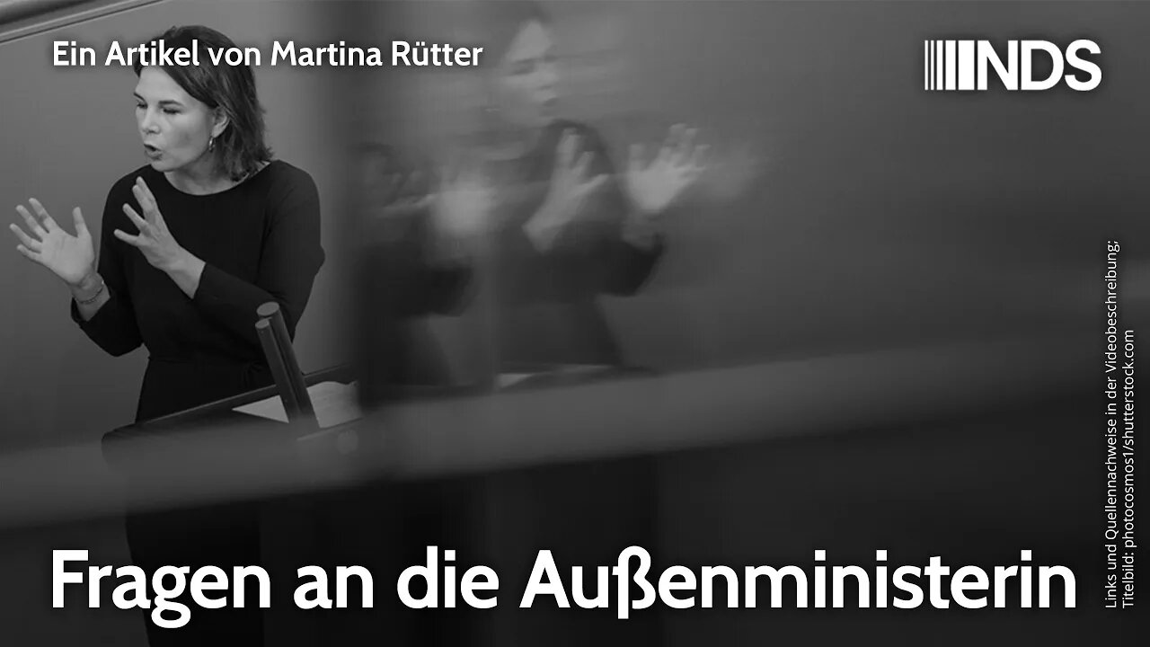 Fragen an die Außenministerin | Martina Rütter | NDS-Podcast