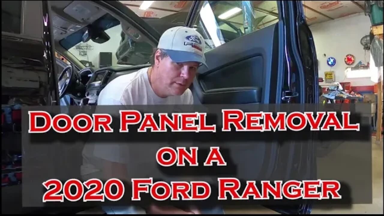 How to remove a door panel on a 2020 Ford Ranger