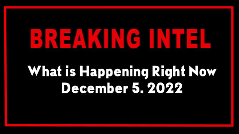 Stream: What is Happening Right Now ~ Juan O Savin Intel