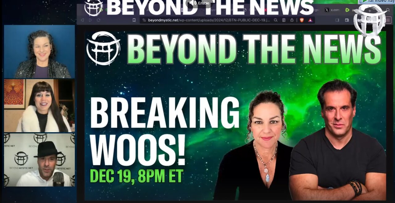 🟢 BEYOND THE NEWS with JANINE & JEAN-CLAUDE PUBLIC EDITION - DEC 19