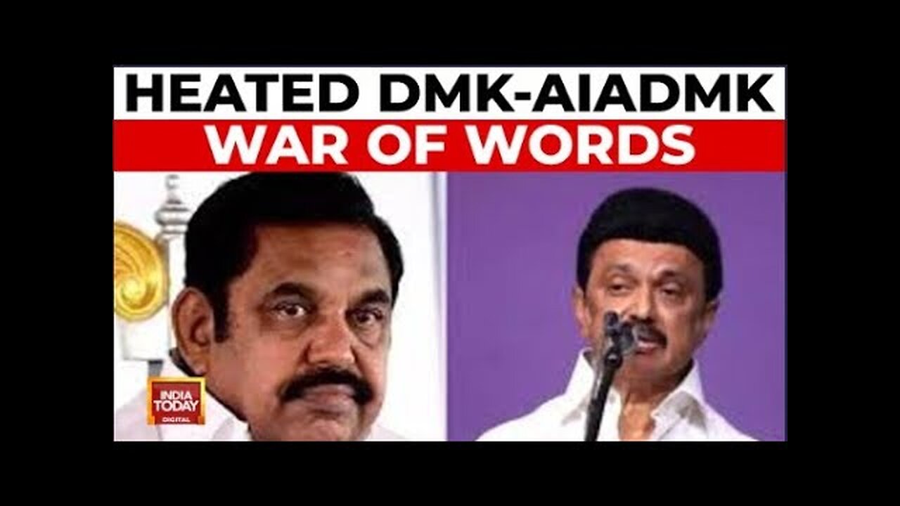 Tamil Nadu Politics: Tamil Nadu CM Stalin And AIDMK's Edappadi In Heated War Of Words