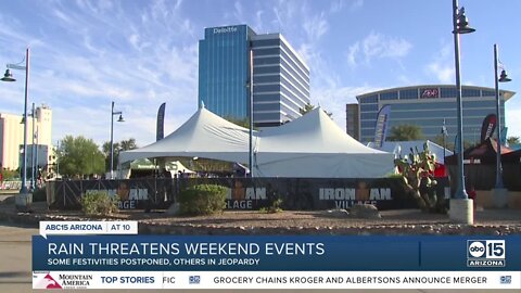Forecasted rain forces changes to Valley weekend events