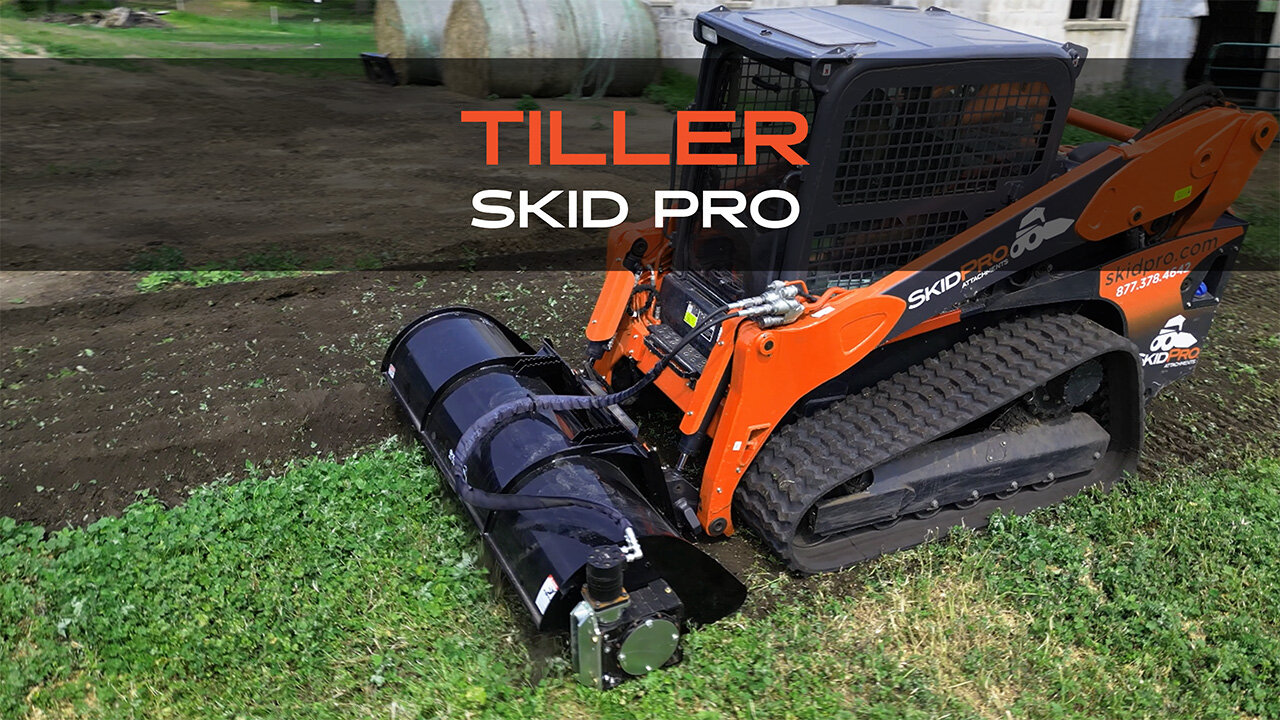 Turn Up the Dirt with Skid Pro's Powerful Tiller Attachment