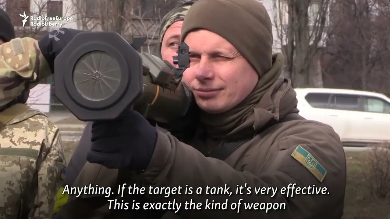 Kyiv Volunteers Get Last Minute Training On Powerful Anti Tank Weapons