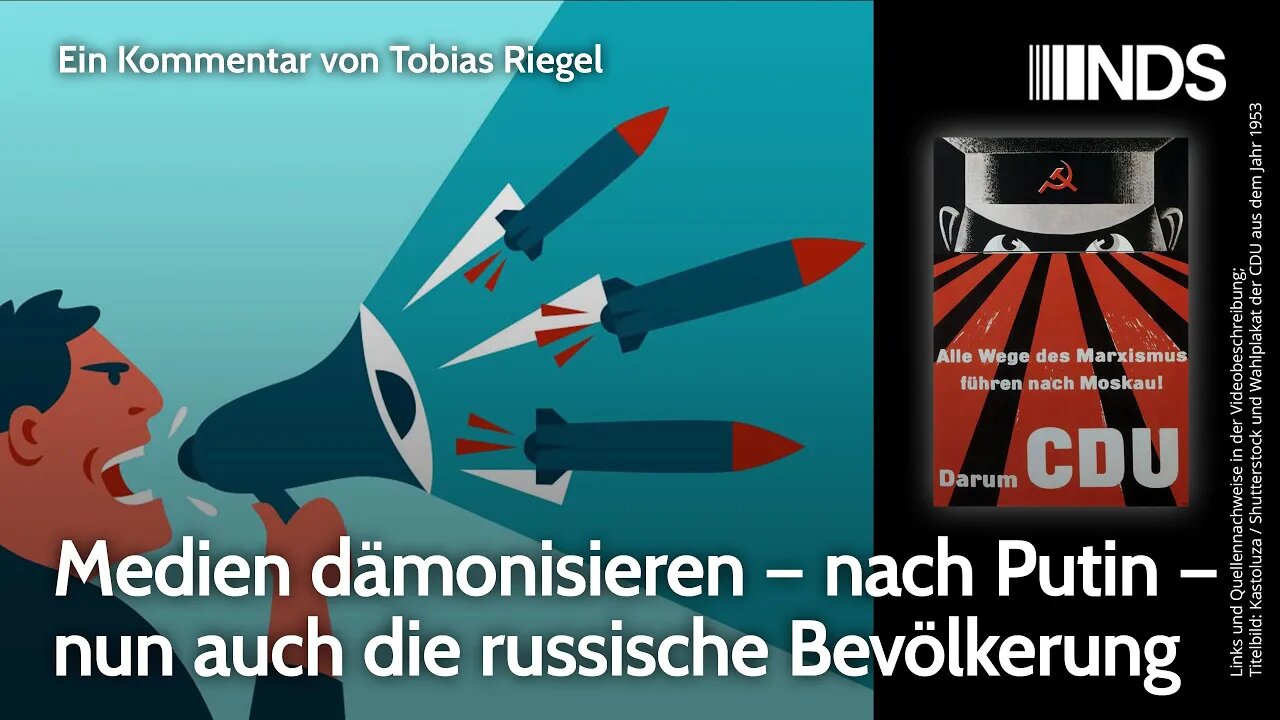 Medien dämonisieren – nach Putin – nun auch die russische Bevölkerung | Tobias Riegel | NDS-Podcast