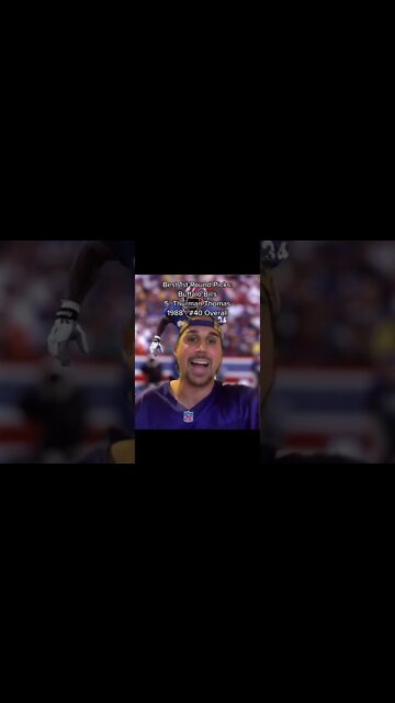 THURMAN THOMAS BEST DRAFT PICK EVER #shorts