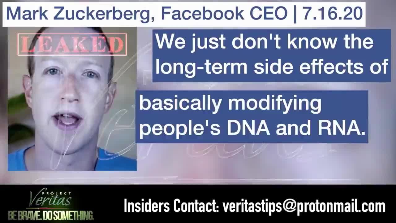 Mark Zuckerberg BUSTED by Project Veritas