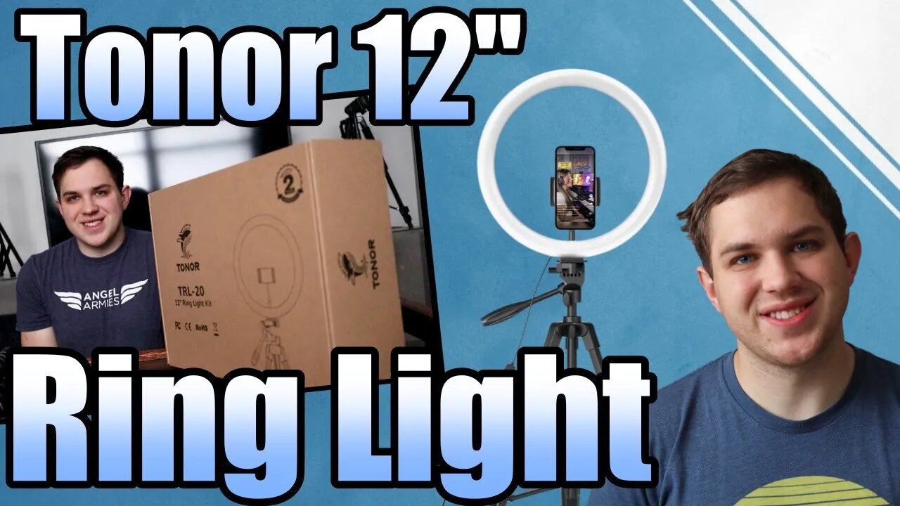 TONOR 12 Inch Selfie Ring Light! TRL-20 Review!