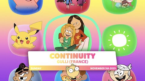 Gulli (France) - Morning Continuity (5th November 2023)