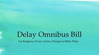 Delay Omnibus Bill