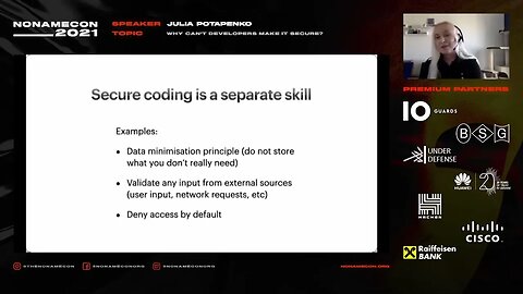 Why can't developers make it secure Julia Potapenko