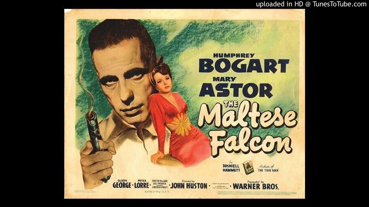 Maltese Falcon - Bogart - Astor - Greenstreet - Lorre - All-Star Radio Drama of Film Noir Classic