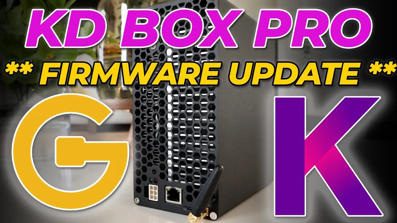 Goldshell NEW FIRMWARE UPDATE!! | Goldshell KD Box Pro