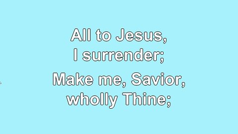 I Surrender all V3