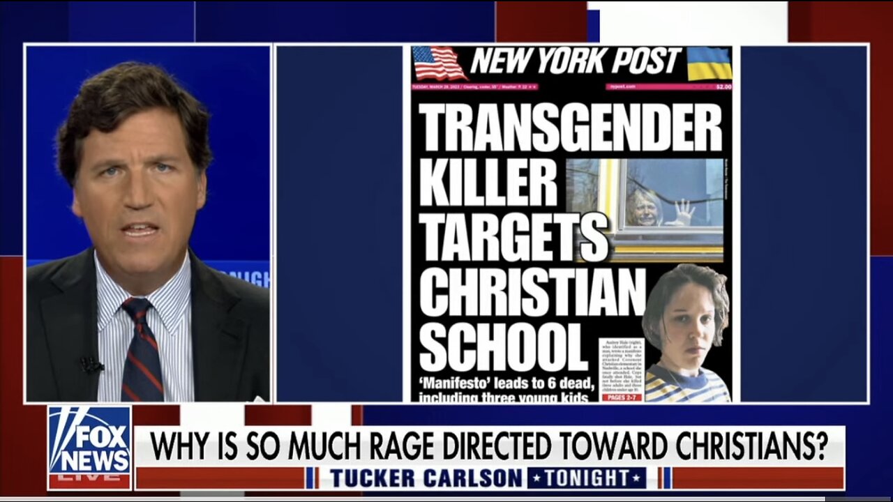 Tucker Carlson Goes OFF on Trans school shooter!