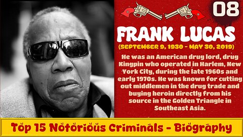 Frank Lucas - Legendary Gangster Unmasked