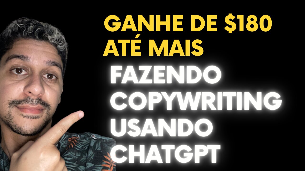 Ganhe dinheiro fazendo Copywriting usando ChatGPT