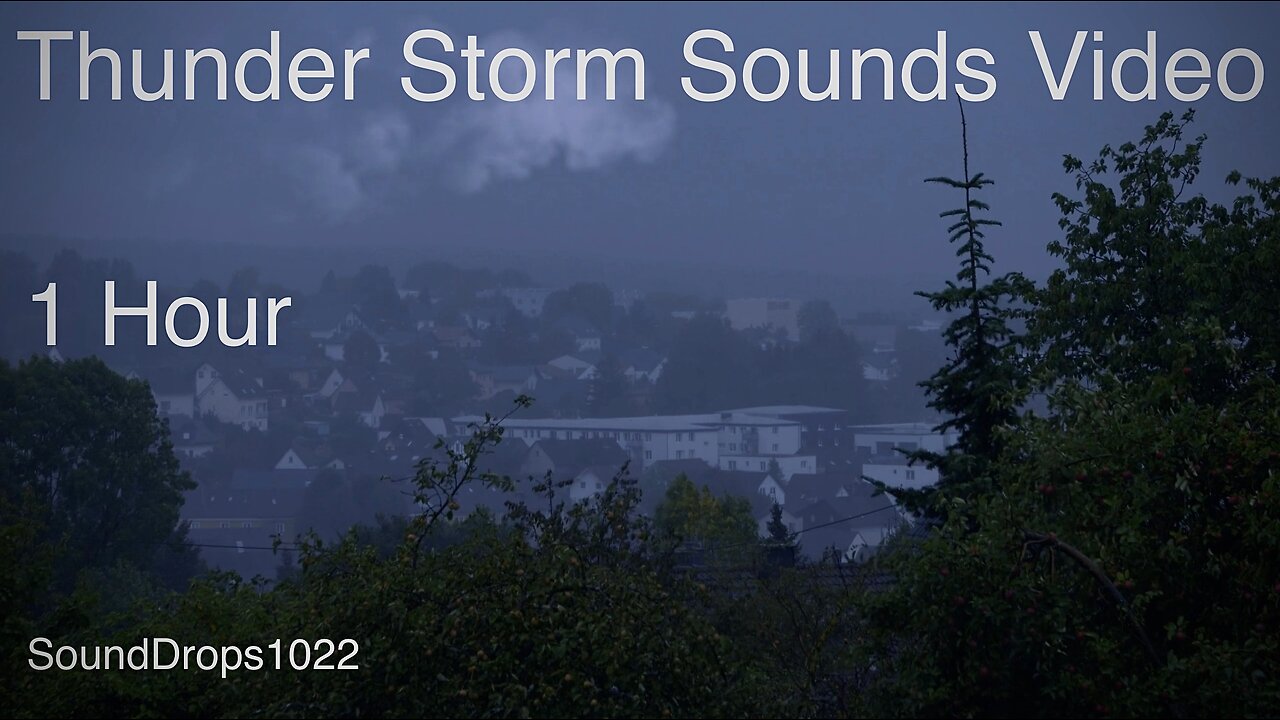 Epic Thunderstorm Journey: 1 Hour of Nature’s Electrifying Symphony