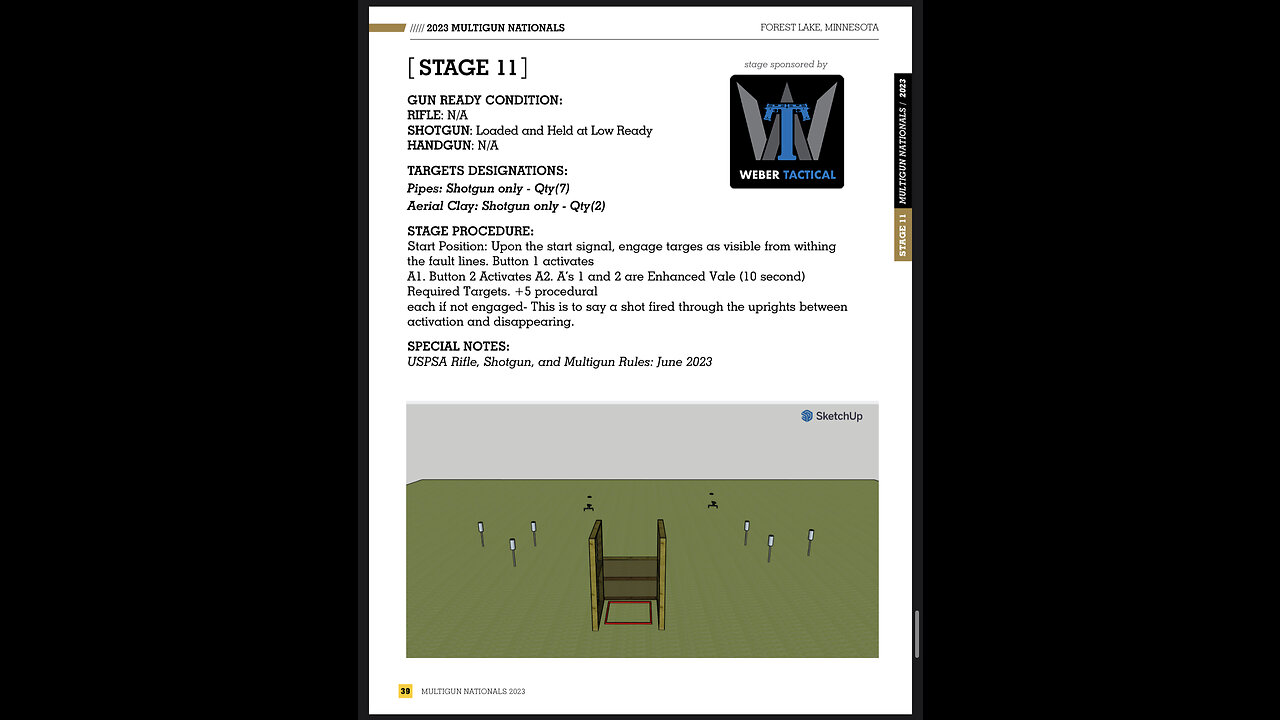 United States Practical Shooting Association, USPSA Multigun Nationals Stage 11