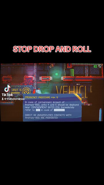 STOP DROP AND ROLL