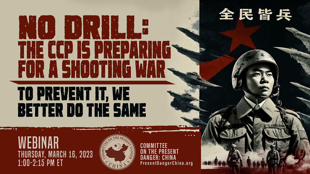 Webinar | No Drill: The CCP is Preparing for a Shooting War