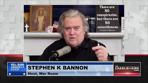 Steve Bannon joins Charlie Kirk to discuss the Project Veritas Board removing James O’Keefe