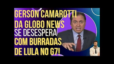 OI LUIZ - HILÁRIO: Jornalista da Globo News surta com atitudes do Lula no G7!