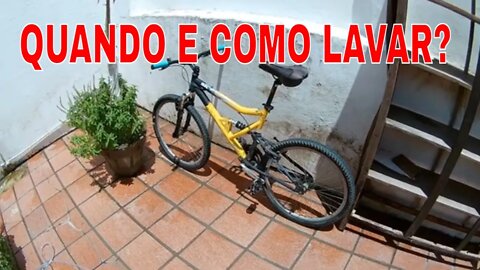 Quando e como se deve lavar a bike?