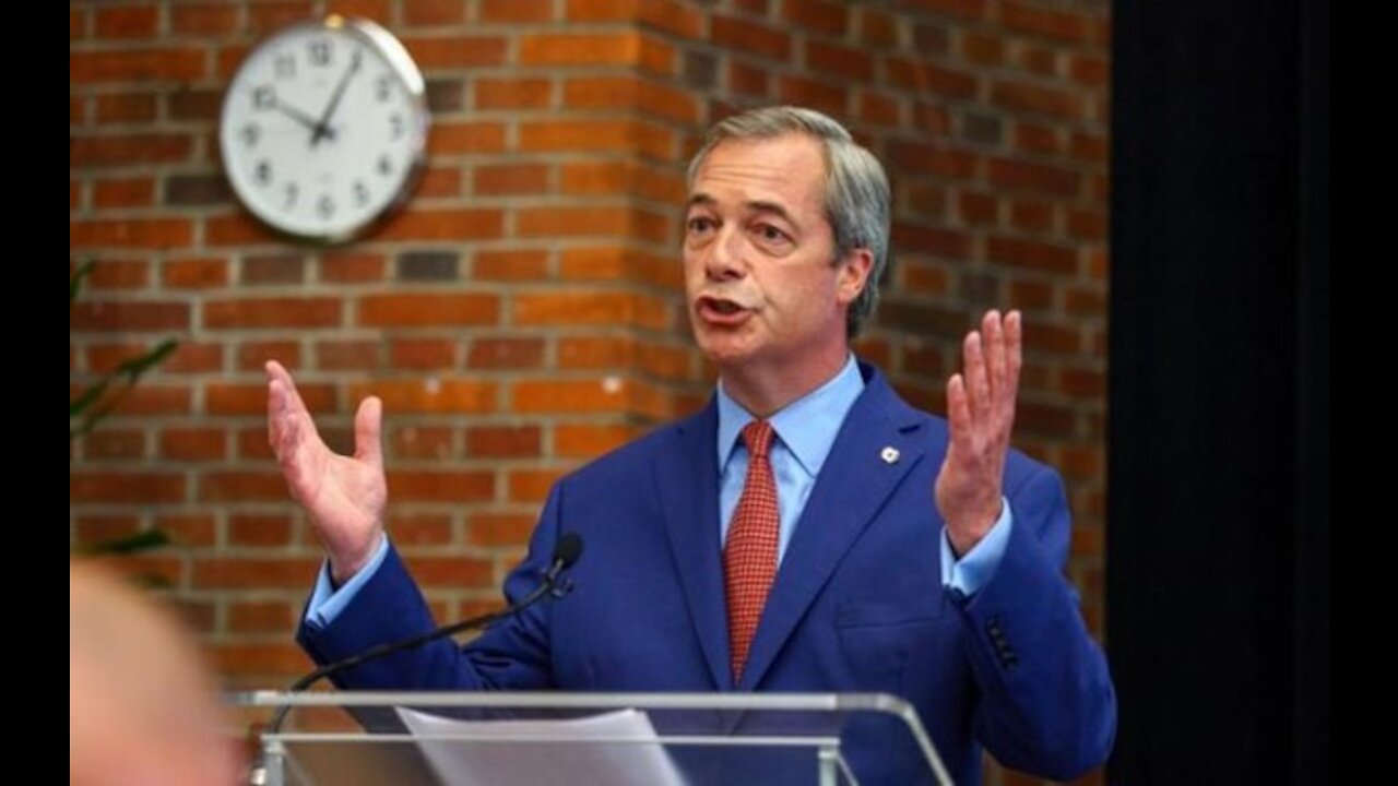 UK's Nigel Farage Biden 'Most Complete Failure of Leadership I've Seen in My Lifetime'