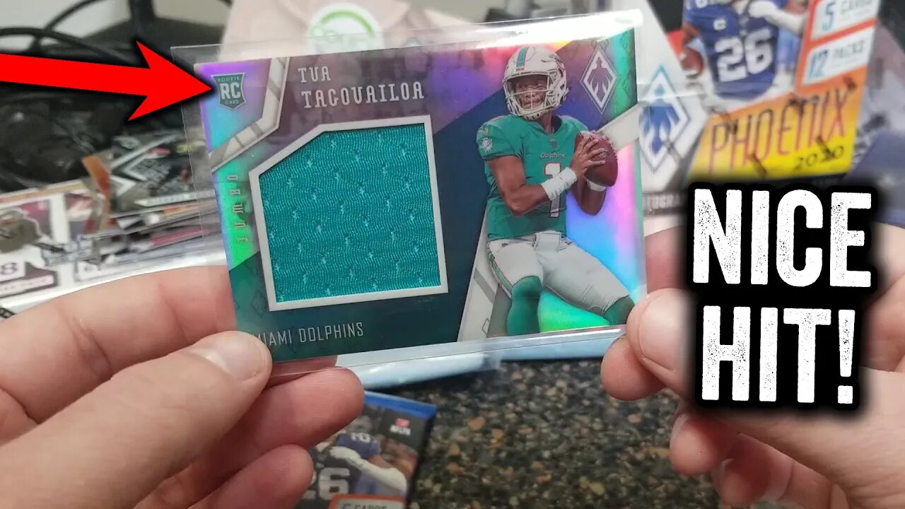 2020 Panini Phoenix Football Card BOX BREAK! Tua Rookie Card!!