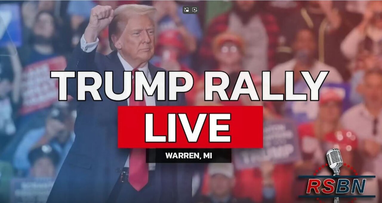 Trump Rally in Warren, Michigan - WATCH PARTY! 11.1.2024