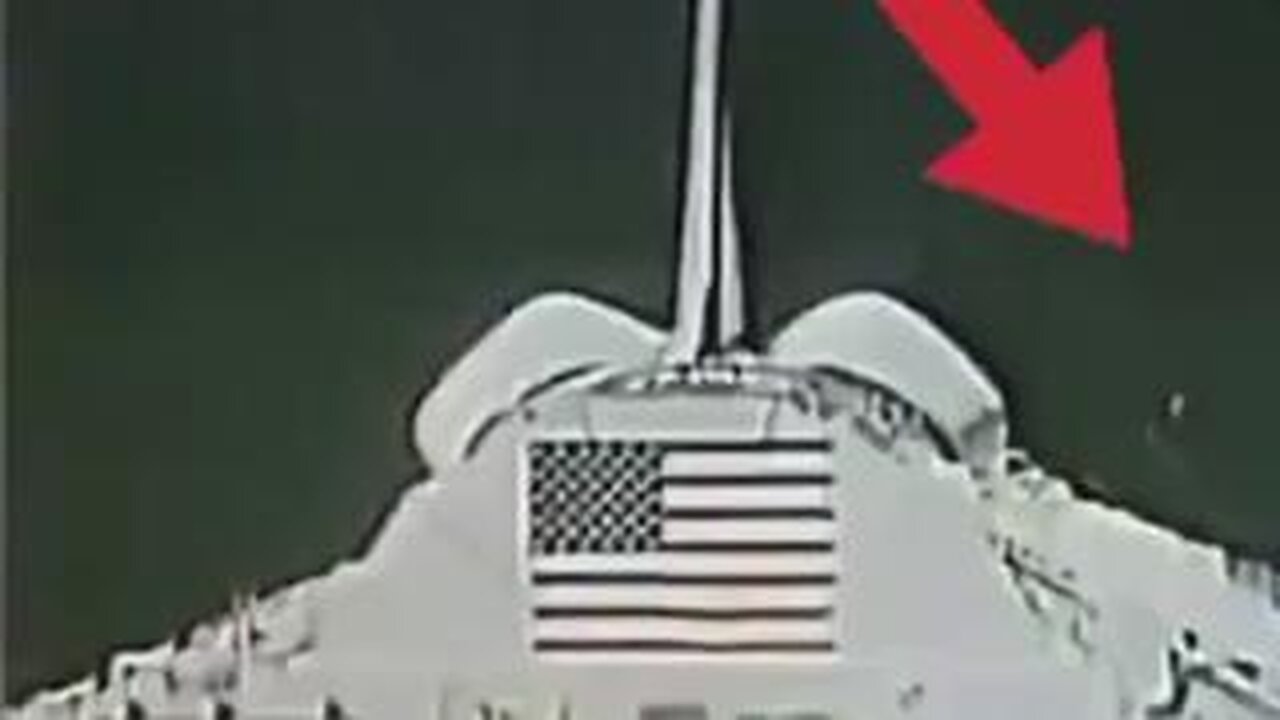 This is footage from a NASA mission in "space".