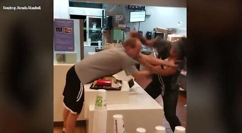 Crazy Violence at McDonalds