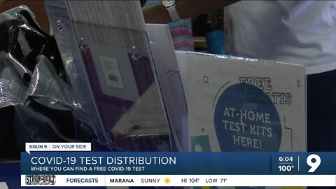 COVID-19 test distribution