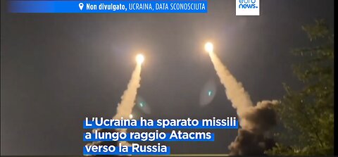 NOTIZIE DAL MONDO Guerra in Ucraina,missile balistico russo contro Dnipro.Giovedì mattina la notizia che Kiev ha fatto partire un attacco contro la Russia con missili britannici Storm Shadow