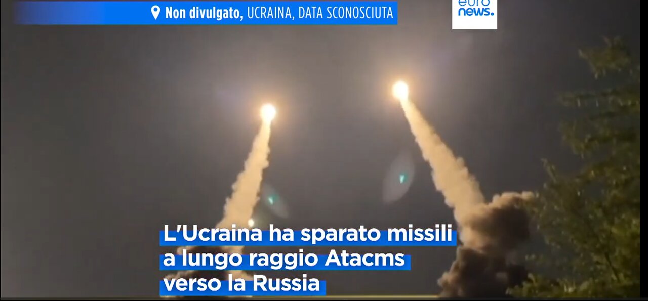 NOTIZIE DAL MONDO Guerra in Ucraina,il missile balistico russo contro Dnipro ma che non era un missile ICBM.Giovedì mattina la notizia che Kiev ha fatto partire un attacco contro la Russia con missili britannici Storm Shadow.