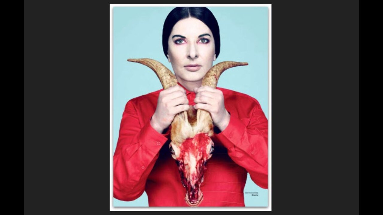 God help Ukraine - Occultist Marina Abramovic is on their side